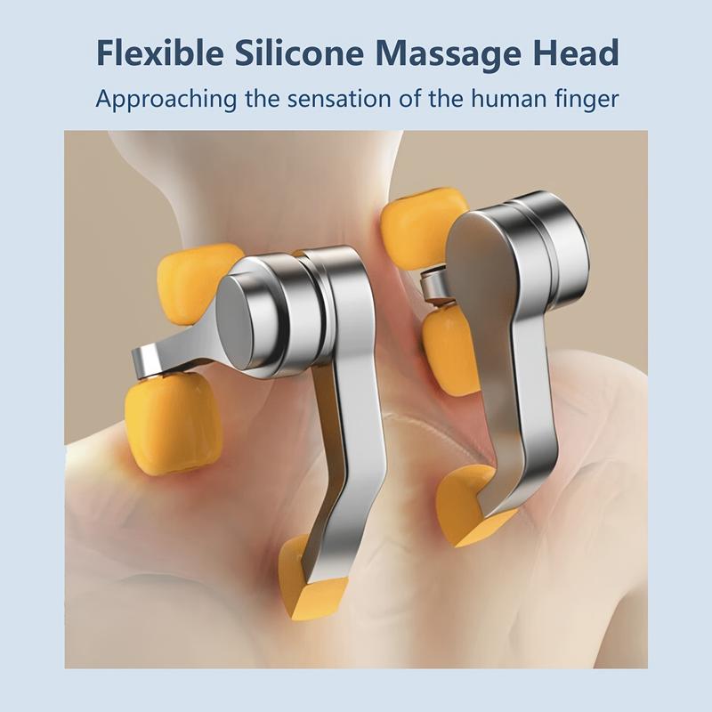 Product Introduction of Rechargeable Cordless 3D Kneading Neck Massager Pillow - Soothing Heat, Deep Tissue Massage, Relaxation for Neck, Back, Shoulder, and Leg Muscles at Home - Portable, Ergonomic Design for Ultimate Comfort shiatsu  massager neck  massager 10