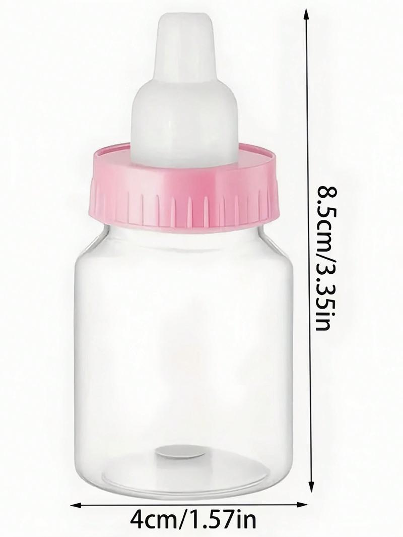 Product Introduction of (12pcs/6pcs) Novelty Candy Bottle Box, Plastic Candy Box Bottle, Milk Bottle Style Candy Gift Box, Party Decorations Baby Shower Family Decorations Gifts Wedding Multicolor 12