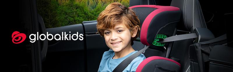 Product Introduction of globalkids i-Size High Back Booster Car Seat, Group 2/3 ISOFIX Toddler Car Seat, with Cup Holder, Adjustable Headrest/Backrest/Width, 3–12 Years, 15-36 kg, 100cm-150cm, Red Black 34