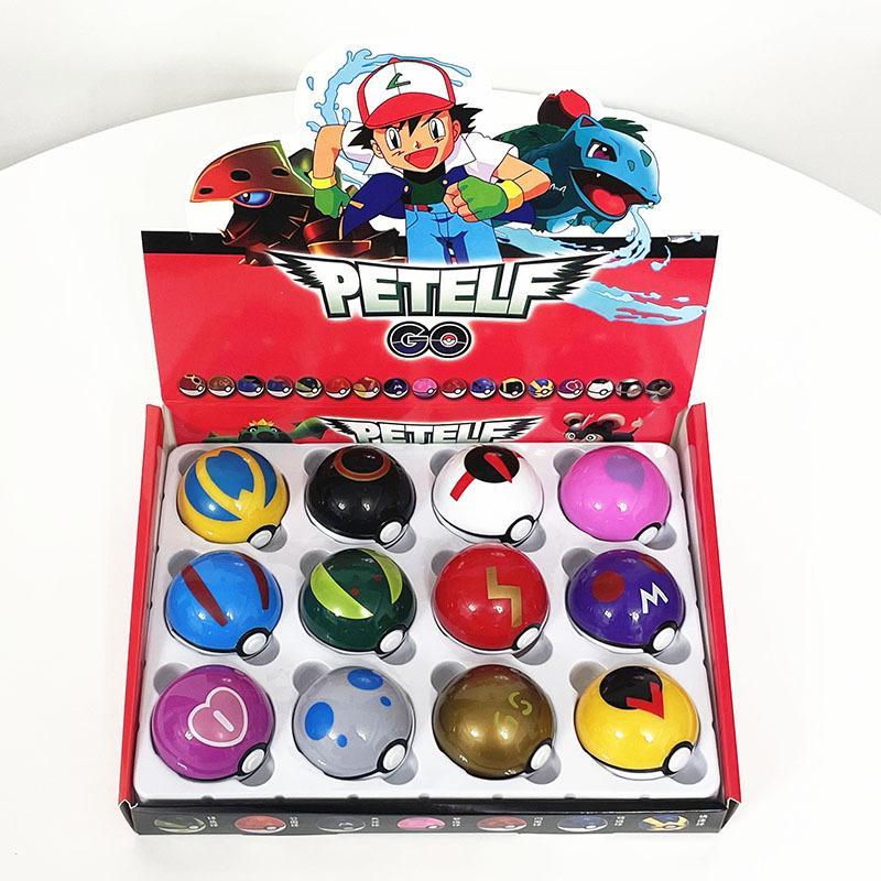 Pokémon Balls 12Pcs/set, Pikachu Pokémon Go Figures Model Toys Pocket Monster Petelf Anime Pokémon Poke Balls Kids Toy Gifts 3