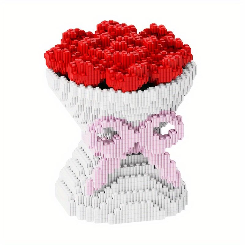 Product Introduction of 3500pcs 3D Puzzle Rose Bouquet - Educational Building Blocks for STEM Skills, Focus, Creativity & Perfect Gift for Multiple Occasions 4