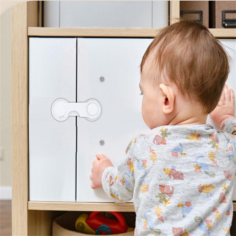 1-20x Child Baby Toddler Cupboard Cabinet Safety Locks Proof Door Drawer Fridge UK 1