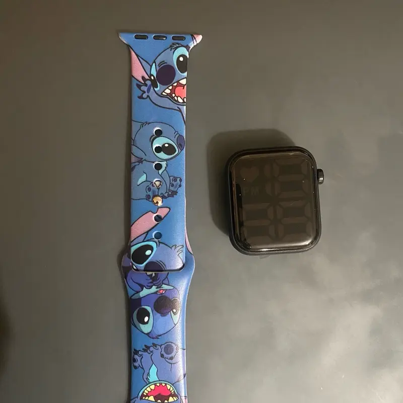 Stitch Digital Kids Watch with Adjustable Strap and Easy-to-Read Display only shows time 1