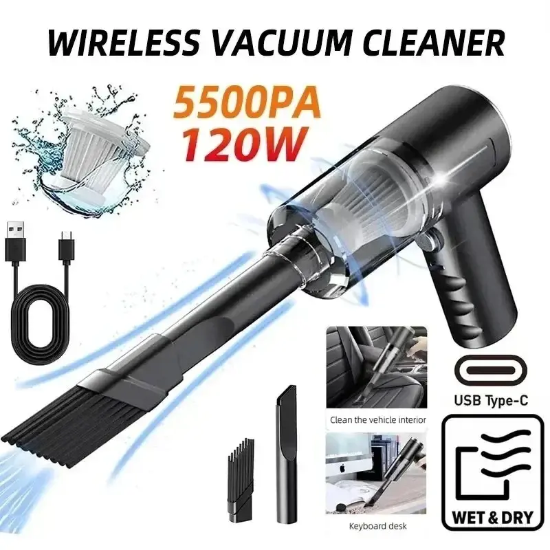 Car Vacuum Cleaner, Powerful wireless Vacuum cleaner with strong suction for home, Desktop Vacuum cleaner, Best Gift For Men