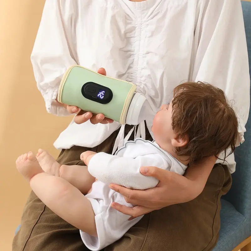 Baby Milk Warmer Baby Nursing Bottle Heater, Portable USB Bottle Warmer for Car, Outdoor Travel Accessories Outdoor Portable 1