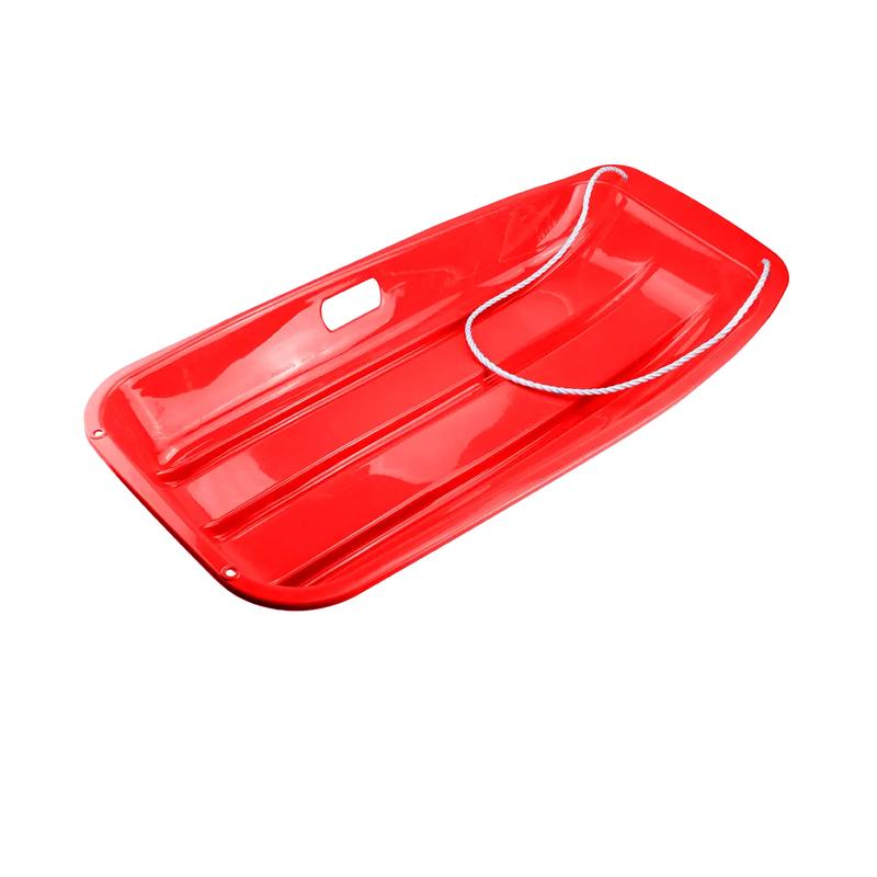 KIDS ADULTS LARGE HEAVY DUTY SNOW SLEDGE TOBOGGAN SLEIGH ROPE PLASTIC SKI Christmas sale, Christmas gift, Flash 50%off, Happy New Year sale 1