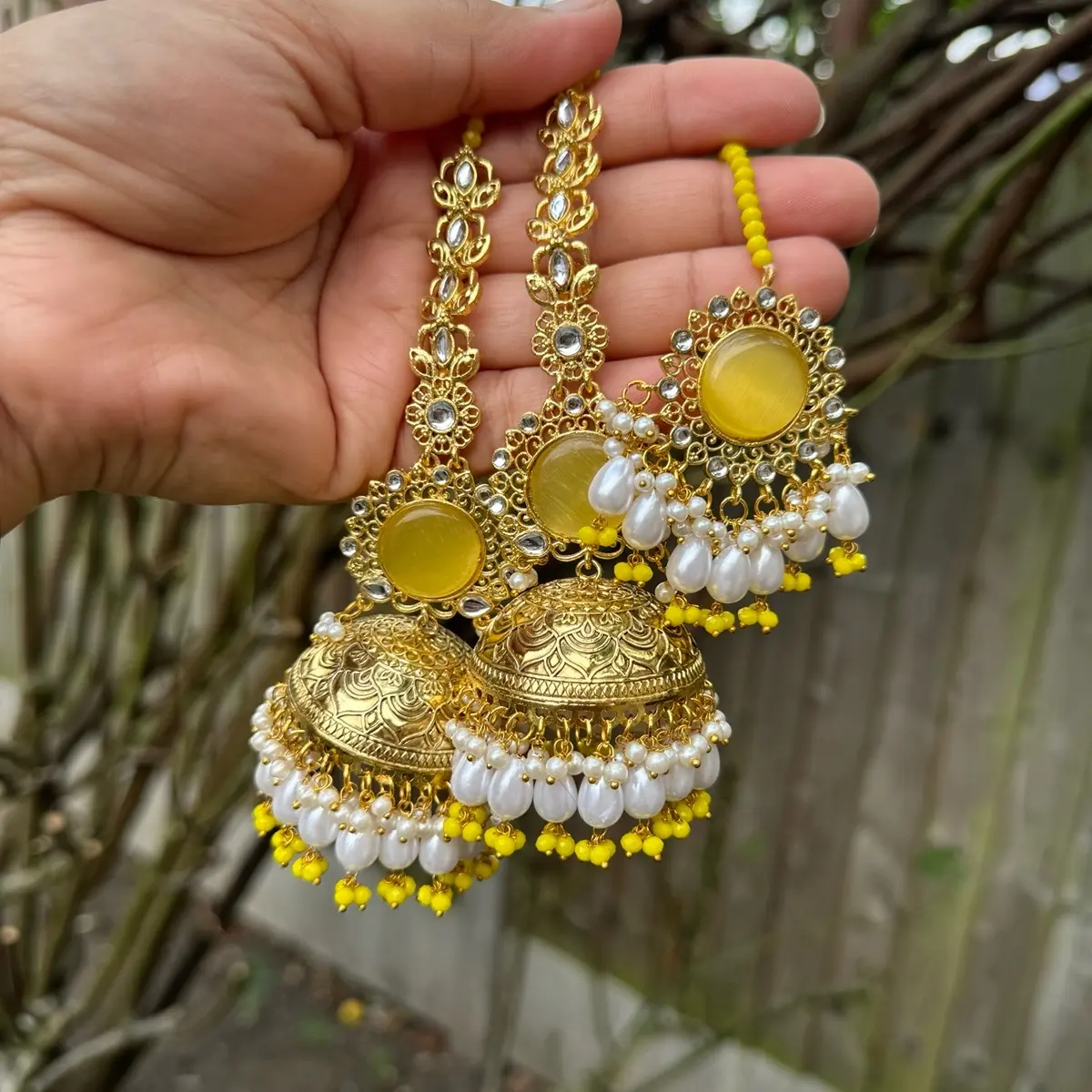 Traditional Oversized Jhumki Earrings for Women