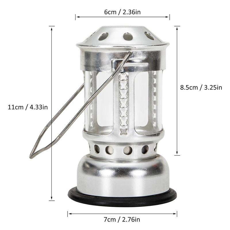 Product Introduction of Candle Lantern Mini Bright Aluminium Alloy Brass Night Fishing Hanging Candle Lamp Outdoor Camping Angling Candle Lamp 20