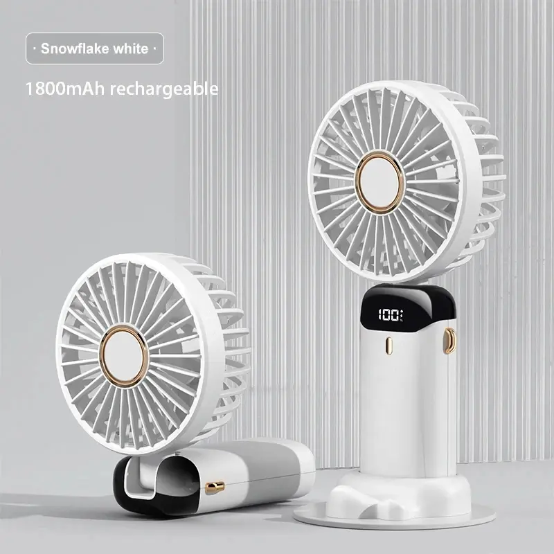Handheld Fan, 1 Piece Portable Foldable Rechargeable Fan, Small Desk Fan, Fathers Day Gift, Travel Cooling Fan, Summer Essentials Compact Mobile