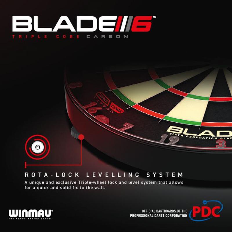 Winmau Blade 6 Triple Core Professional Level Dartboard 2