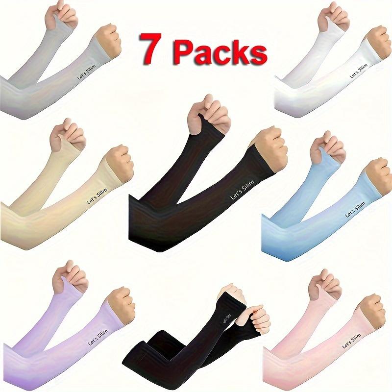 Product Introduction of 7 Pairs,,, Ice, Sunscreen, Sleeves, Ladies, UV Protection, Gloves, Summer, Ice, Sleeves, UV Protection, Breathable, Retractable 7 Colors, Perfect, Matching, Various, Clothing 0