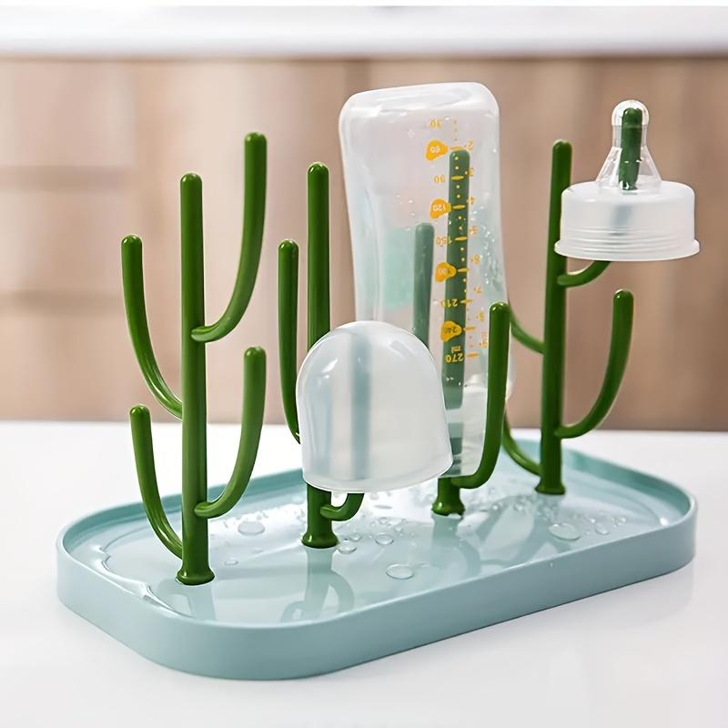 Baby Tree-shaped Milk Bottle Drain Rack, Dust-proof Milk Bottle Holder, Cup Drain Rack Easter Gift 7