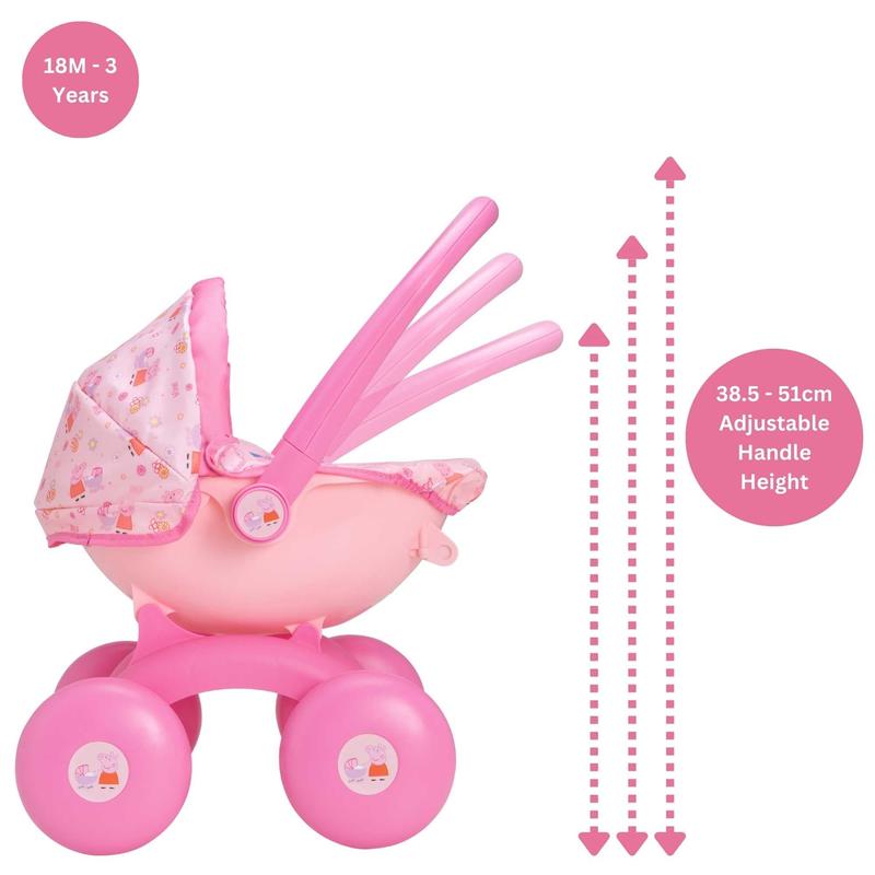 Peppa Pig 4-IN-1 My First Dolls Pram 4