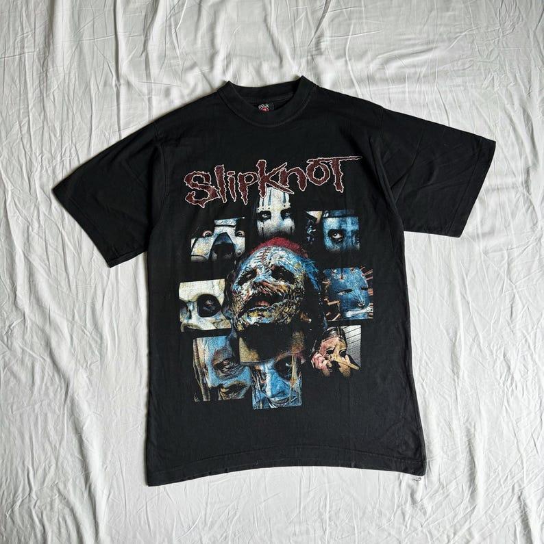 Vintage Slipknot Merch T-shirt 2000s Nu Metal 1