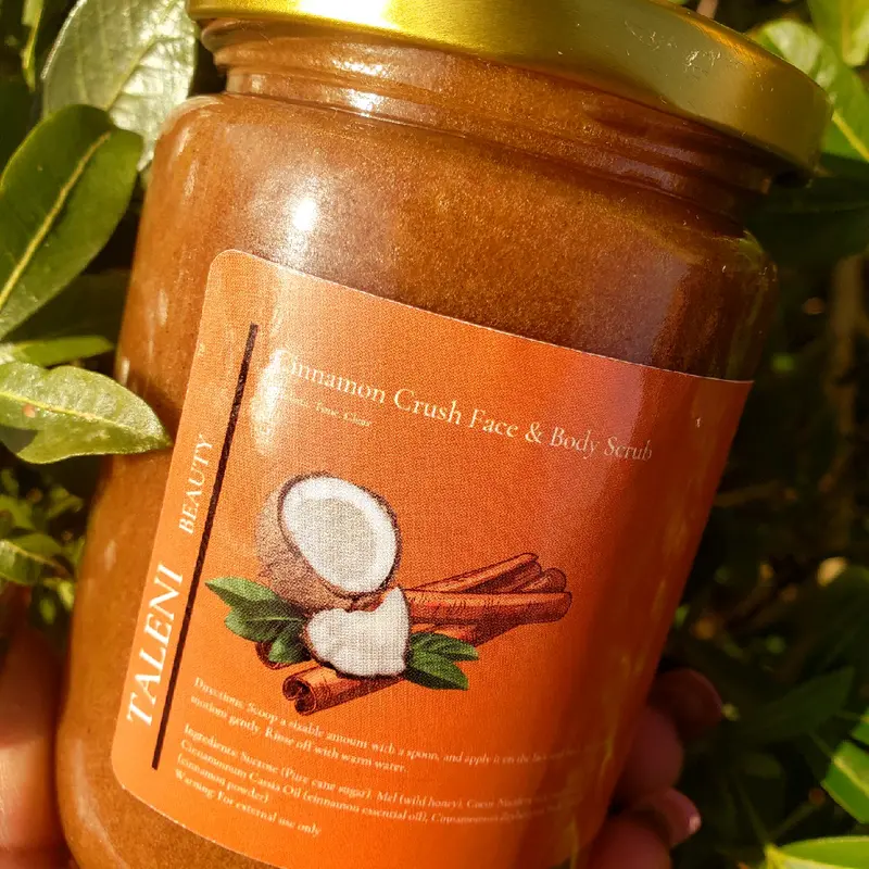 Cinnamon Crush Face & Body Scrub With Turmeric 1