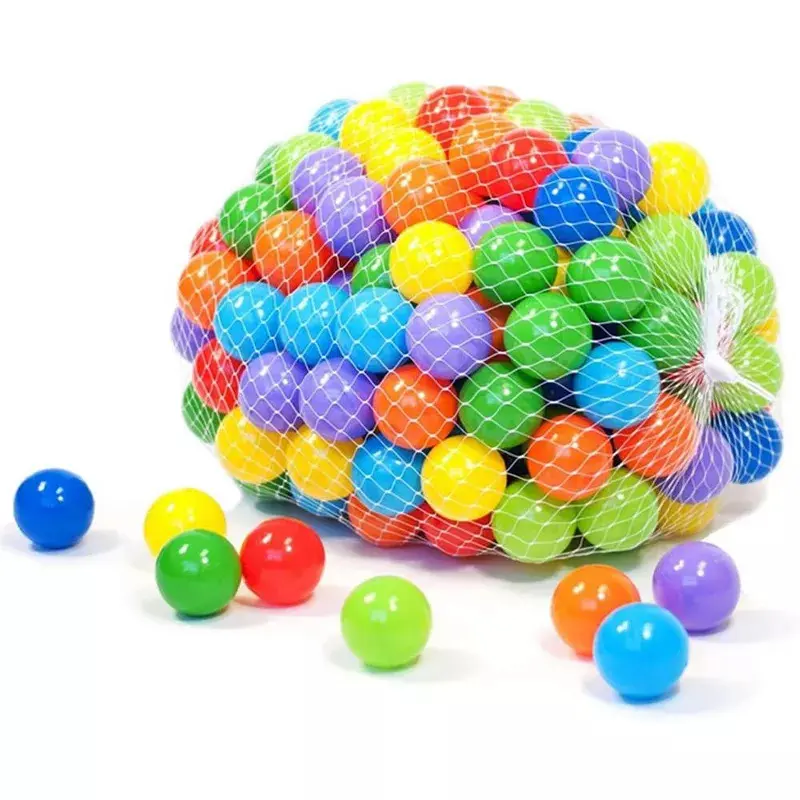 100 X Playballs, Crush-Proof, Colourful Pit Balls for Kids Baby-Approved Multi-Pack Toddler Ball Pit, Smooth Plastic Balls, No Sharp Edges, Non-Toxic & BPA Free 1
