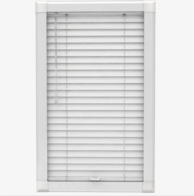 Funky Gadgets PVC Venetian Blind Blinds Easy Fit Curtains Trimmable Fittings Windows Treatment Shutters Twist Open Close