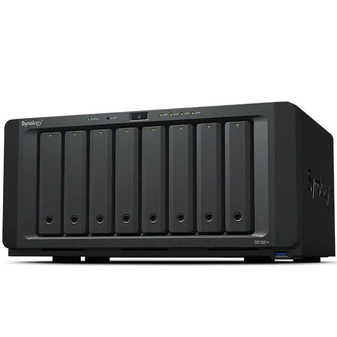 Synology DiskStation DS1821+ NAS Desktop Ethernet LAN Black V1500B