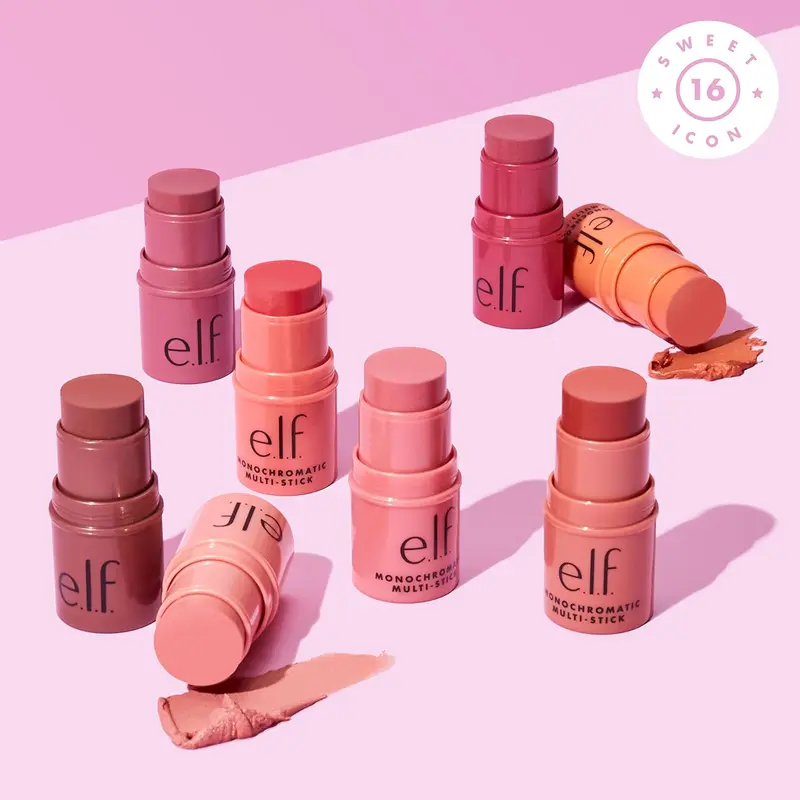 Monochromatic Multi-Stick Blush | E L F Beauty | Easy To Use On The Go, Blends Effortlessly | 4.4g 0