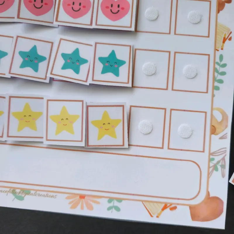 My toilet reward chart for children's potty training 4