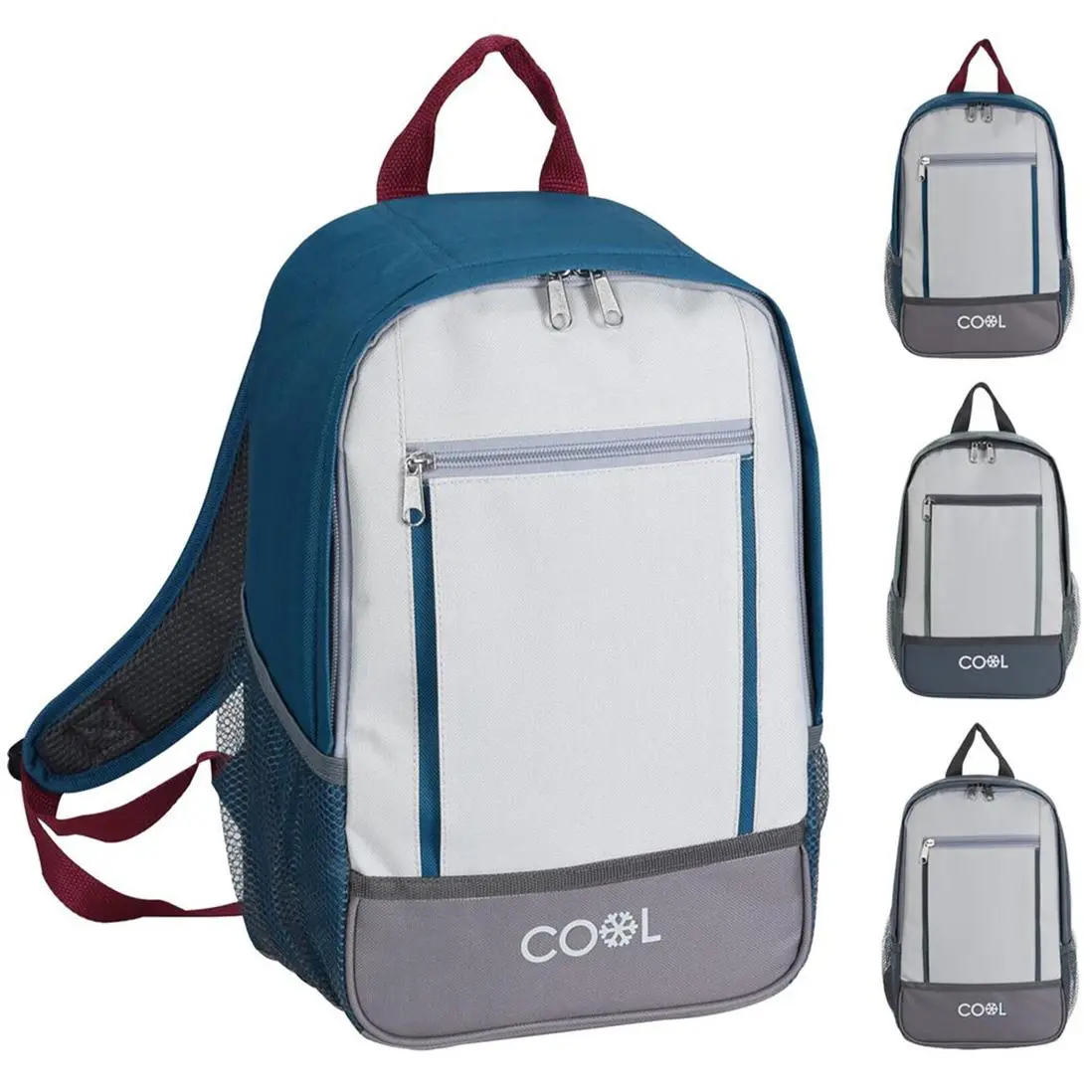 GEEZY Insulated Cooler Backpack Large Bag Capacity Lightweight Compact Leak-proof Portable for Picnic Lunch Camping Hiking Beach and Park Cooling Backpack 20 Cans 10L