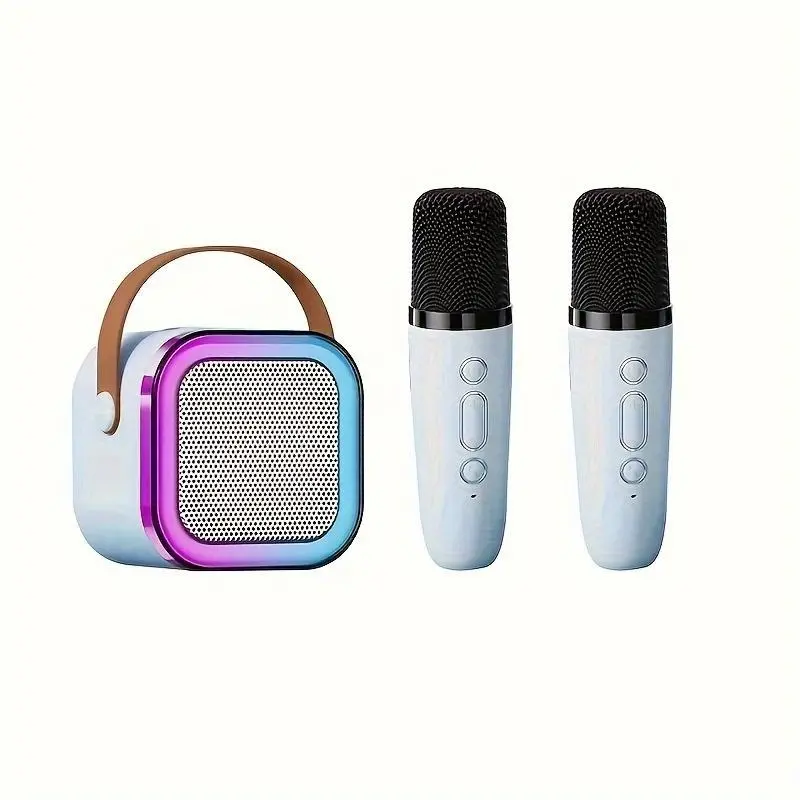 【2025】Speaker With Microphone Set, Home Karaoke Machine, Portable Handheld Karaoke Mics Speaker Machine For Adults Home Party Birthday, K12 1