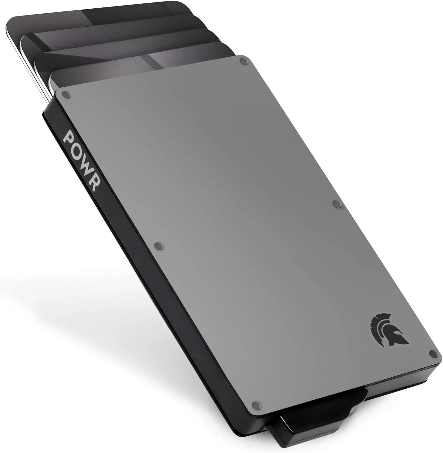 RFID Blocking Card Holder, Stylish Slim Wallet and Contactless Credit Card Protector (Black with Black Money Clip)