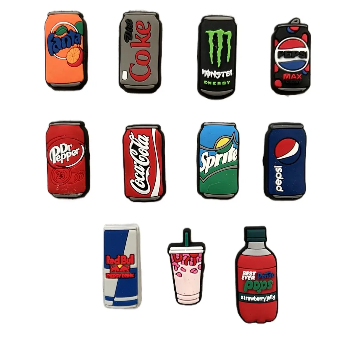 Pop Croc Shoe Charms - Canned, for Footwear Comfort