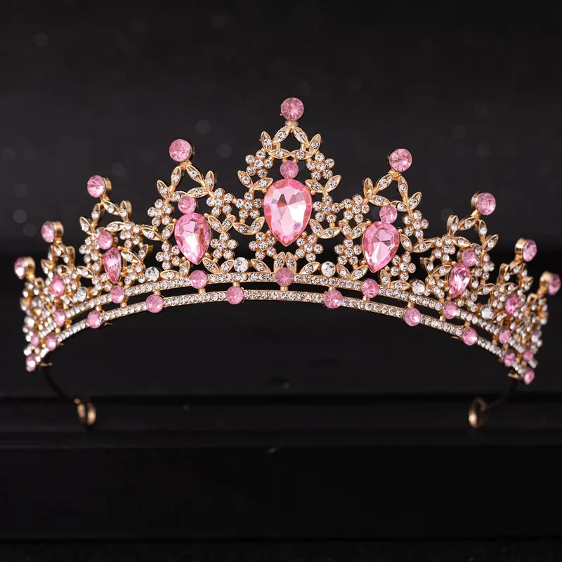 Crystal Bridal Tiara Silver Wedding Crown Diadem Headpiece Hair Jewelry 4