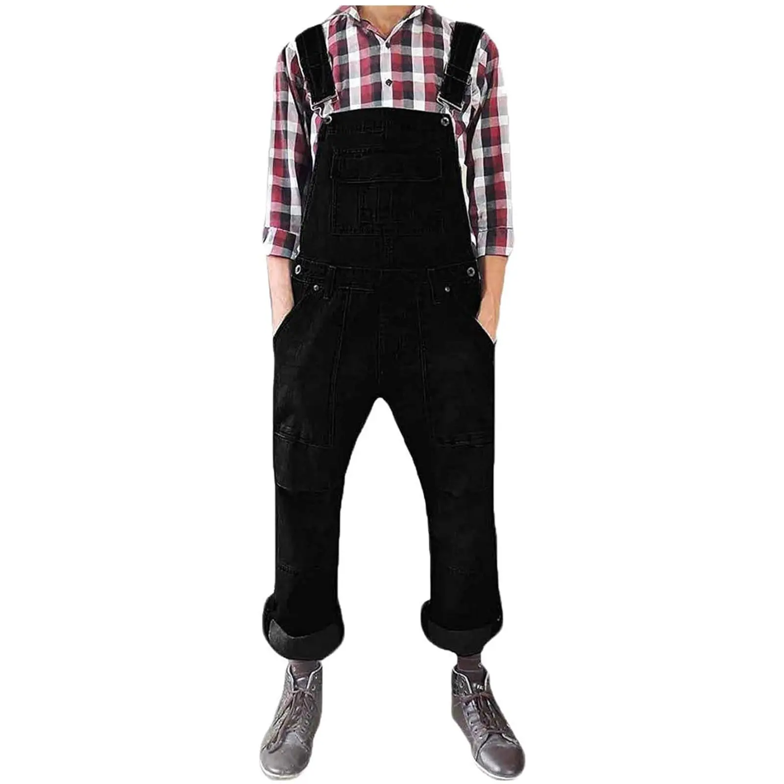True Face Unisex Denim Dungarees
