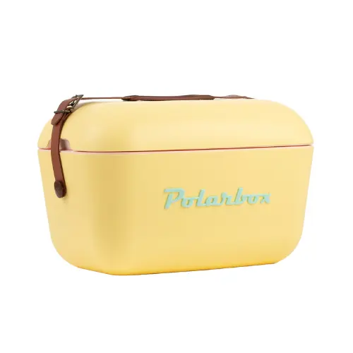 Polarbox 20L Retro Coolbox - Yellow Cyan Classic 0