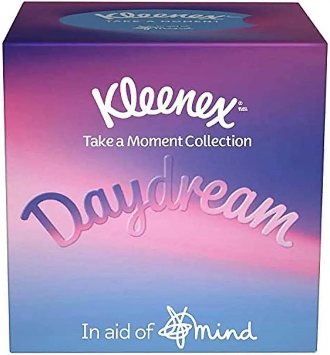 Take a Moment Collection Tissues - 1 Cube Tissue Box - in Aid of Mind, Packaging May Vary