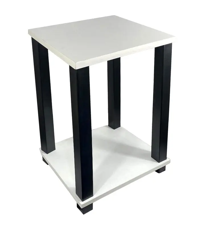 Wooden Top Bedside Side Coffee Table 2 Tier End Table For Bedroom Living room Storage 7