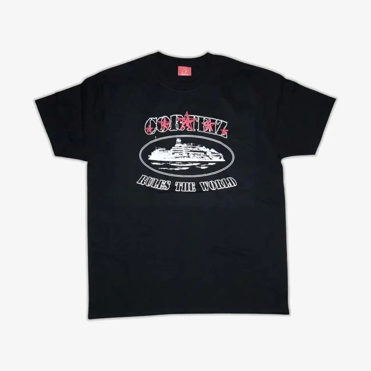 Corteiz 5 Star T shirt – Black/Red
