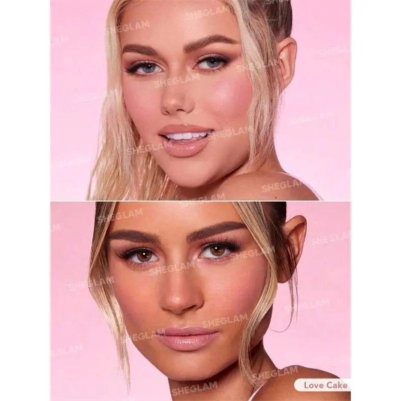 "SHEGLAM Color Bloom Liquid Blush Matte Finish - Gel Cream Blush, Long Lasting, Non-Fading, Highly Pigmented, Lightweight, Long Wear, Smooth Blusher - Black Friday Winter Gifts in Pink & Brown" Makeup Cosmetic 5