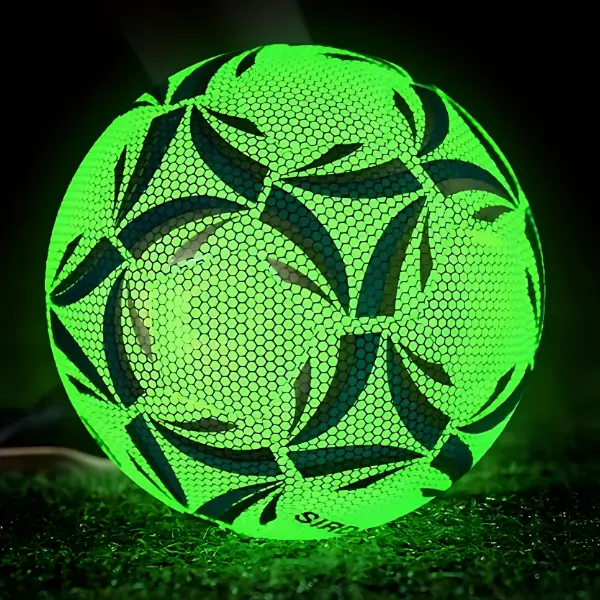Luminous Football, Reflective Glow in the Dark Soccer Ball – Light Up Football for Training & Match Play professional foosball