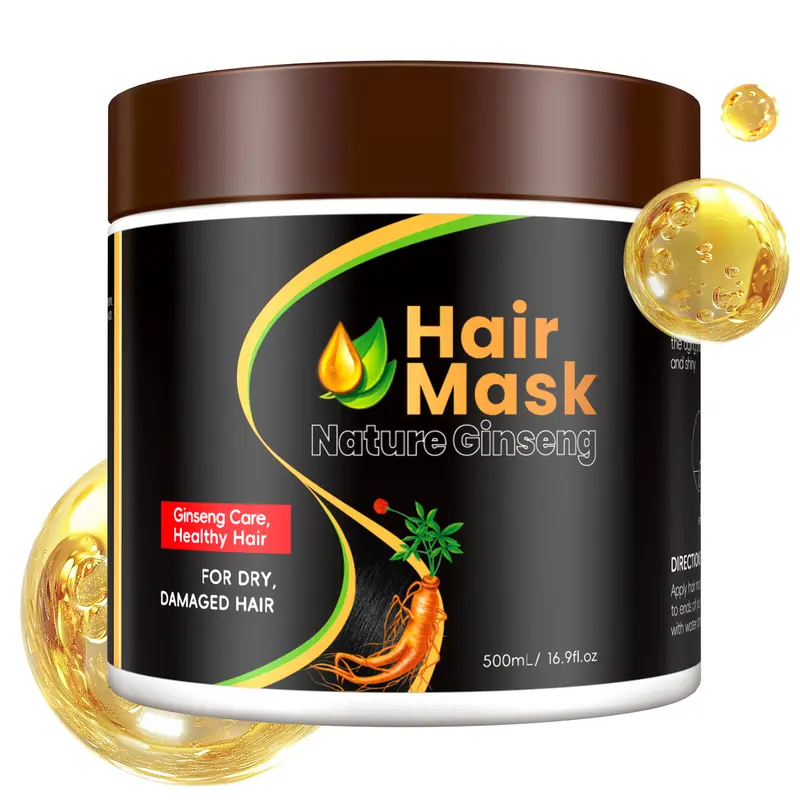 MEIDU Collagen Hair Mask,Coconut Oil Deep Treatment,Ginseng Nourishing,Shine Smooth Nourishing Repairing Moisture Conditioner 0