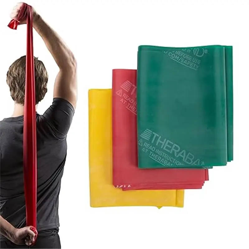 Resistance Bands Set, Resistance Bands for Exercise, Physical Therapy, Work-Outs/Gym, Strength Train at Home, Colour Coded by Resistance 2