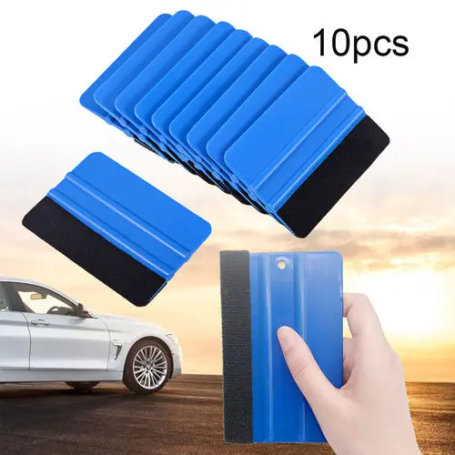Felt Scraper Car Wrapping Tool Kits With Straight Scraper for Car Vinyl Wrap Window Film Wallpaper Decal Sticker Installation Wallpaper Smoothing Tool Car Vinyl Wrap 4