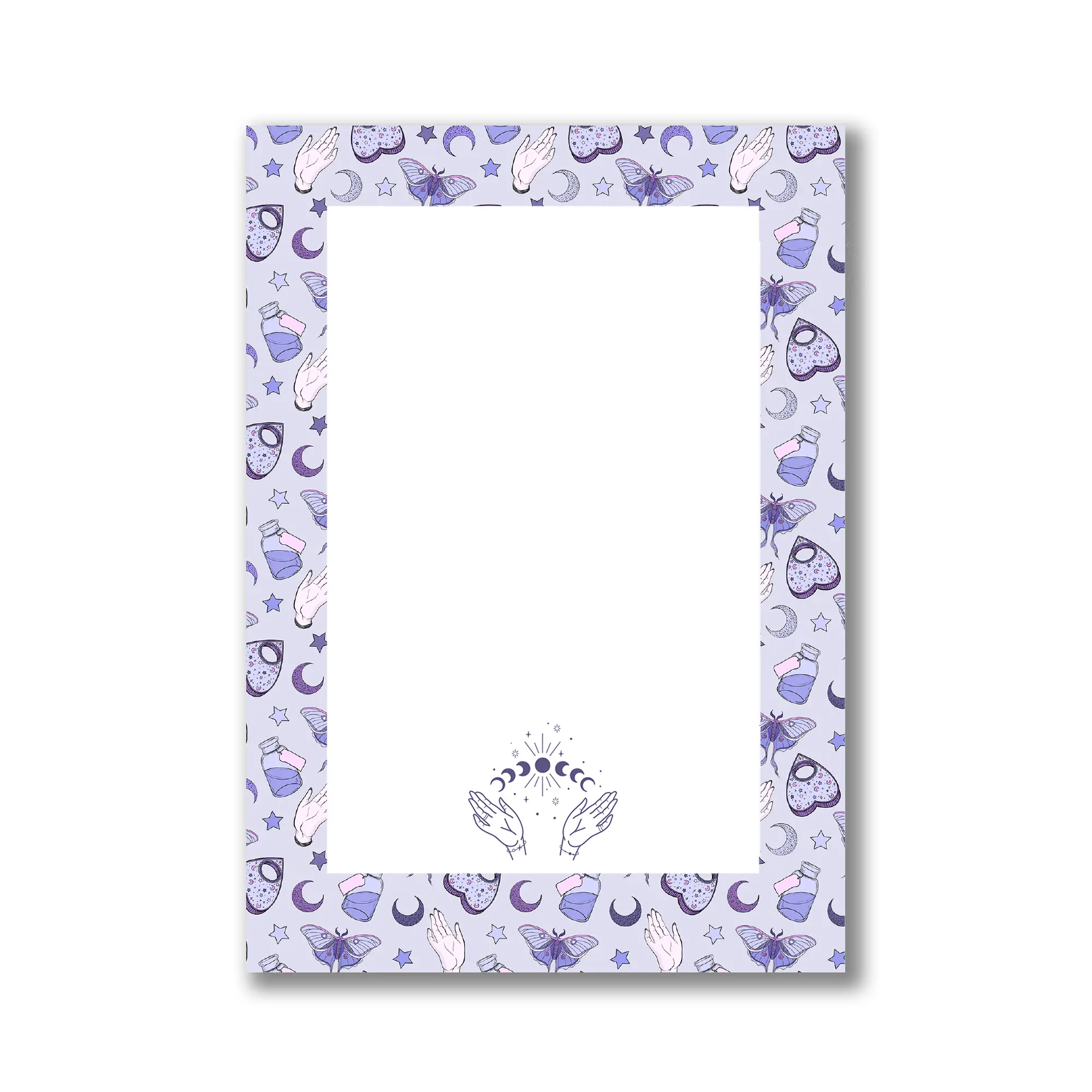 Witchy Memo Pad 4x6 Paper Notepad A6 Deskpad