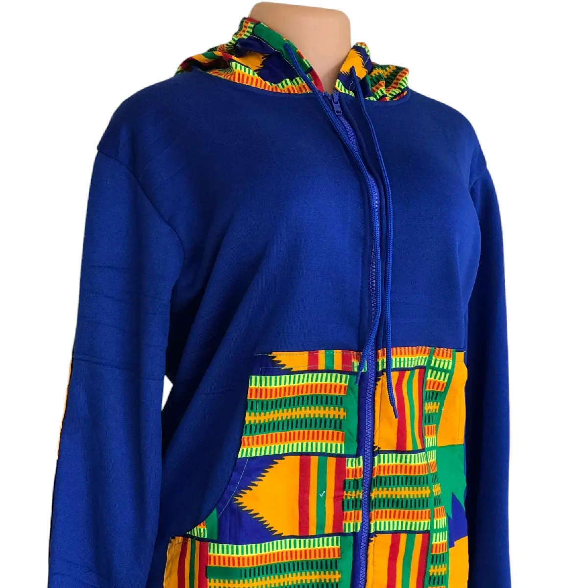 Unisex Afro Hoodie with Zipper for Men and Women - Sweatshirts you are