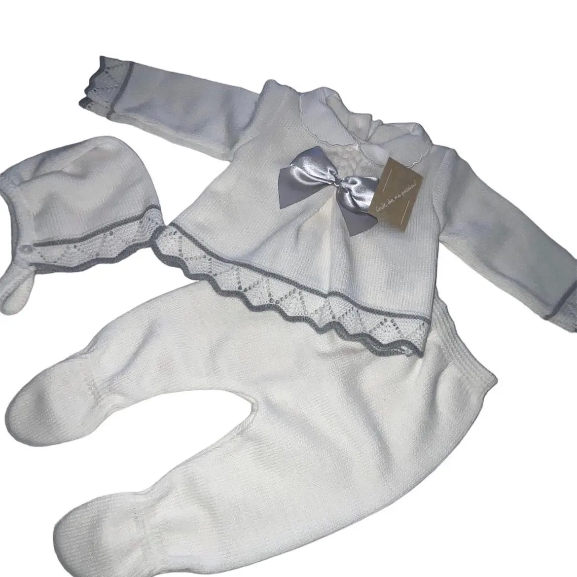 Baby girl knitted 3 piece set