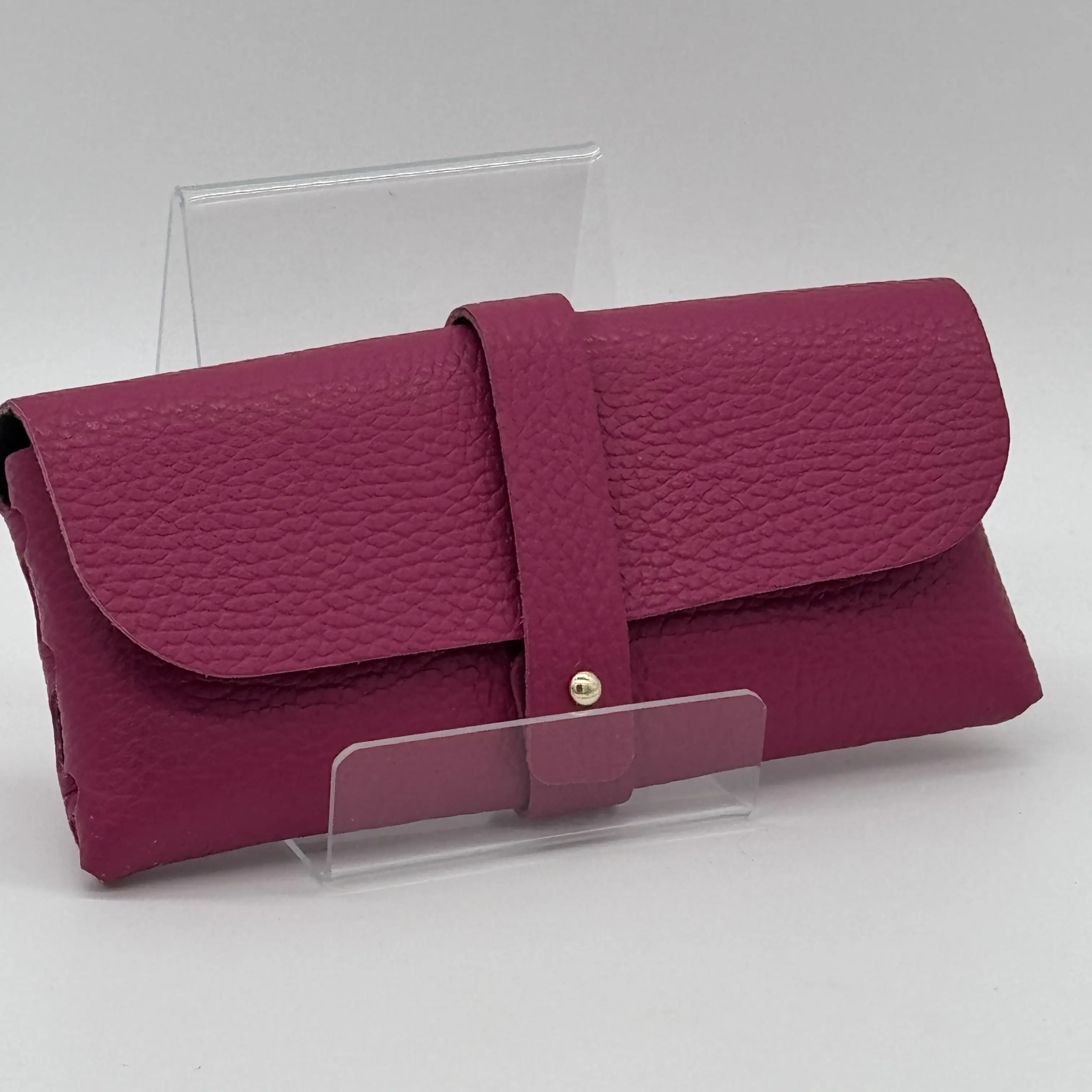 Genuine Leather Soft Glasses Case for Men and Women