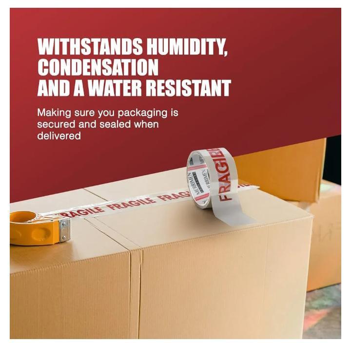 Product Introduction of Strong Heavy Duty Roll Pack Packaging Tape, Secure Sticky Sealing Tape for Parcel Boxes, Moving Boxes, Large Postal Bags for Long Term Storage, (48MM x 66M) (3 rolls) 2