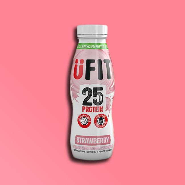 UFIT - 25g Protein Shake - Strawberry 0