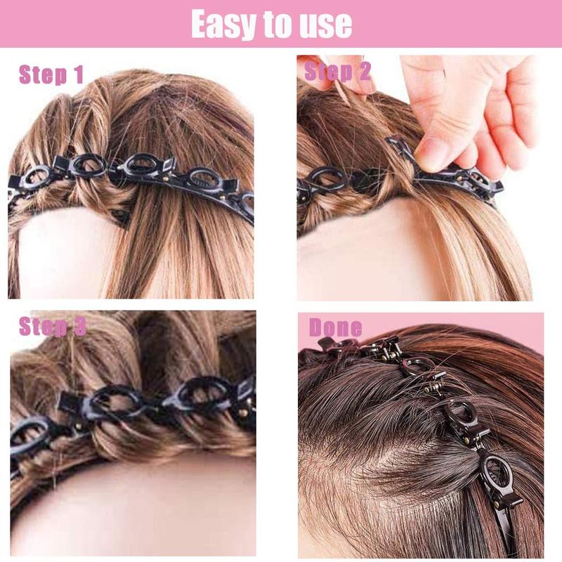 Trendy Hair Hoop, Twist and Clip Headband, Gift Sets for Girl, Christmas Gifts for Kids 2