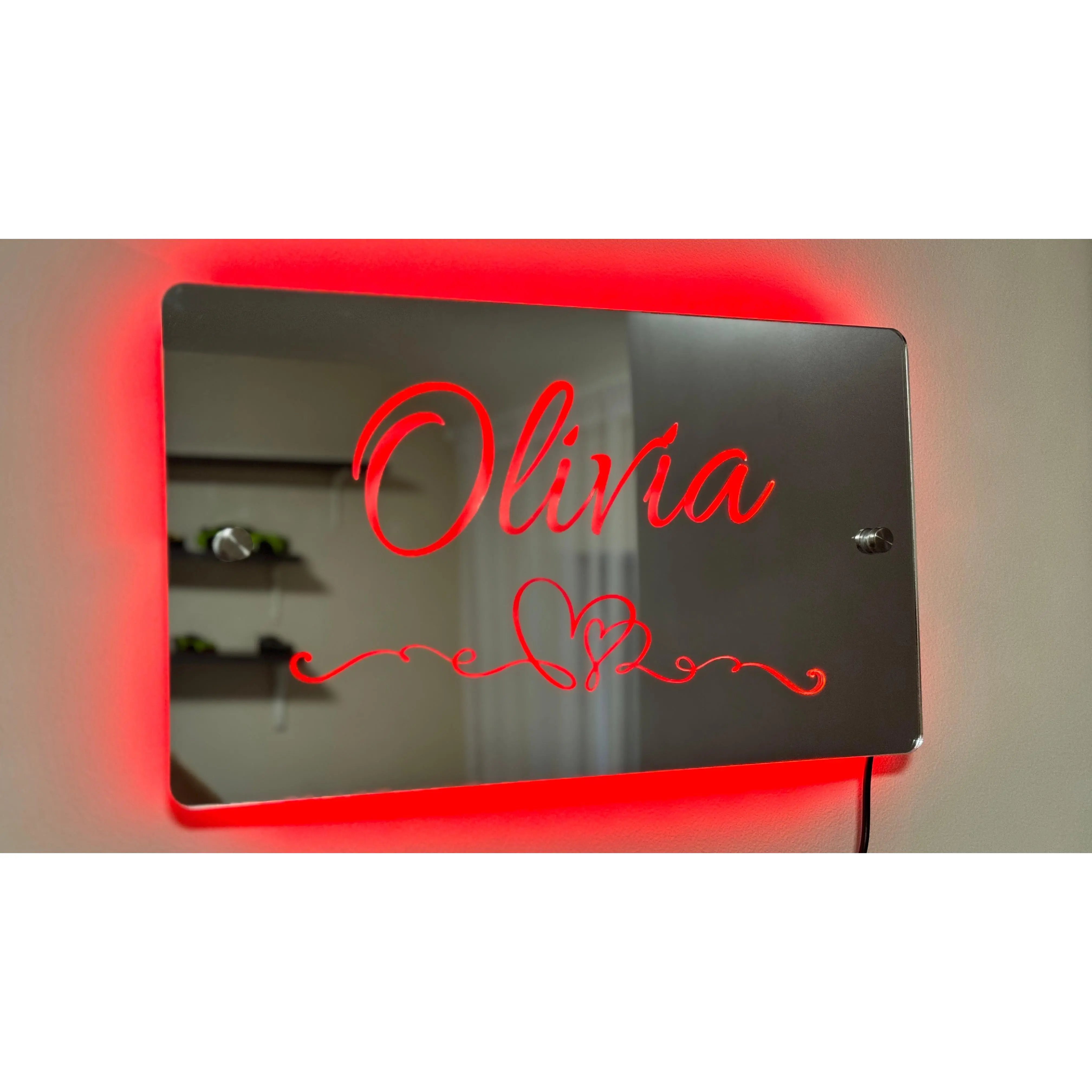 Elevate Your Home Decor with Our Exquisite Personalised Name Mirror