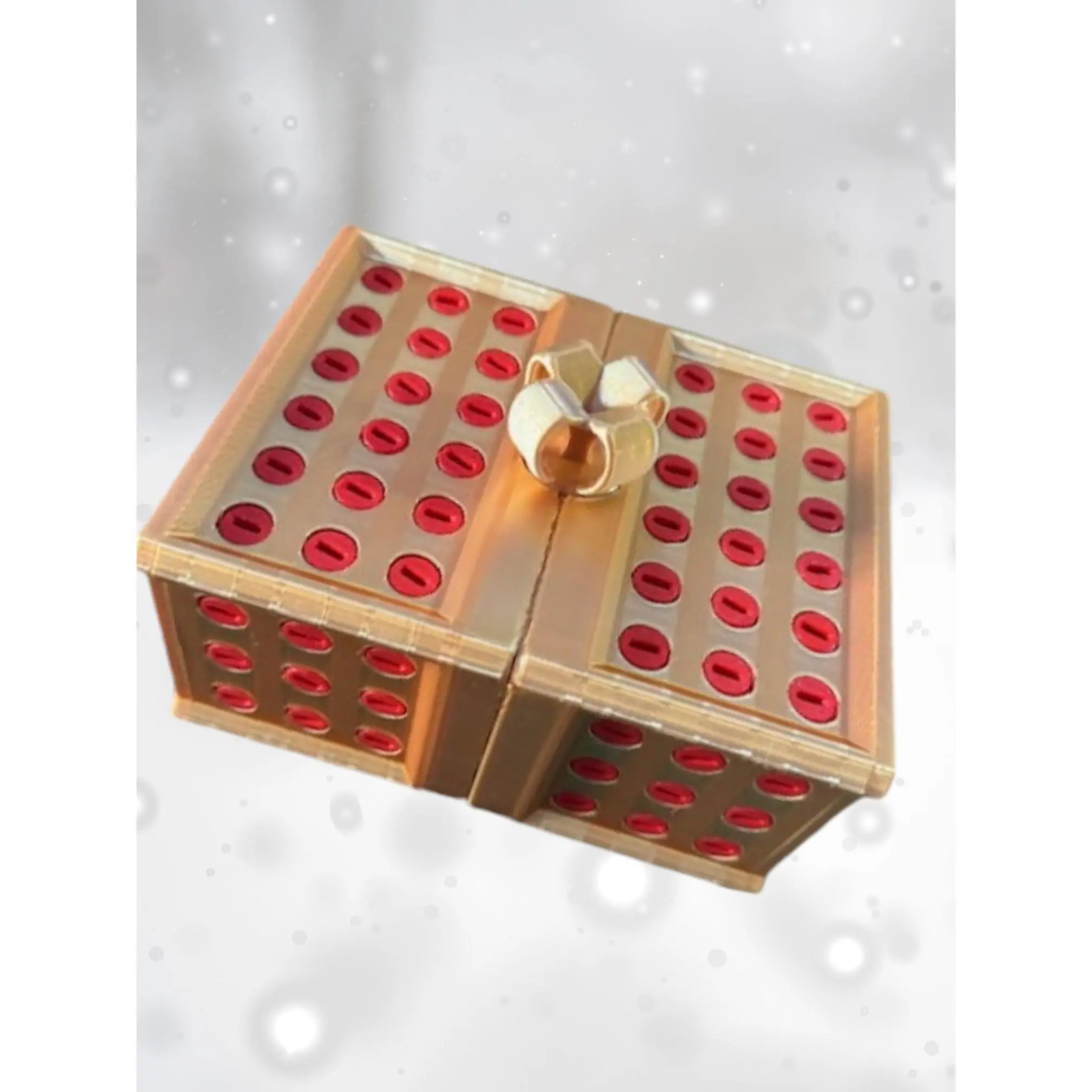 Frustrating box Annoying screw box - Gift Box to test the patience - Really Annoying Box - 6 layers  296 screws