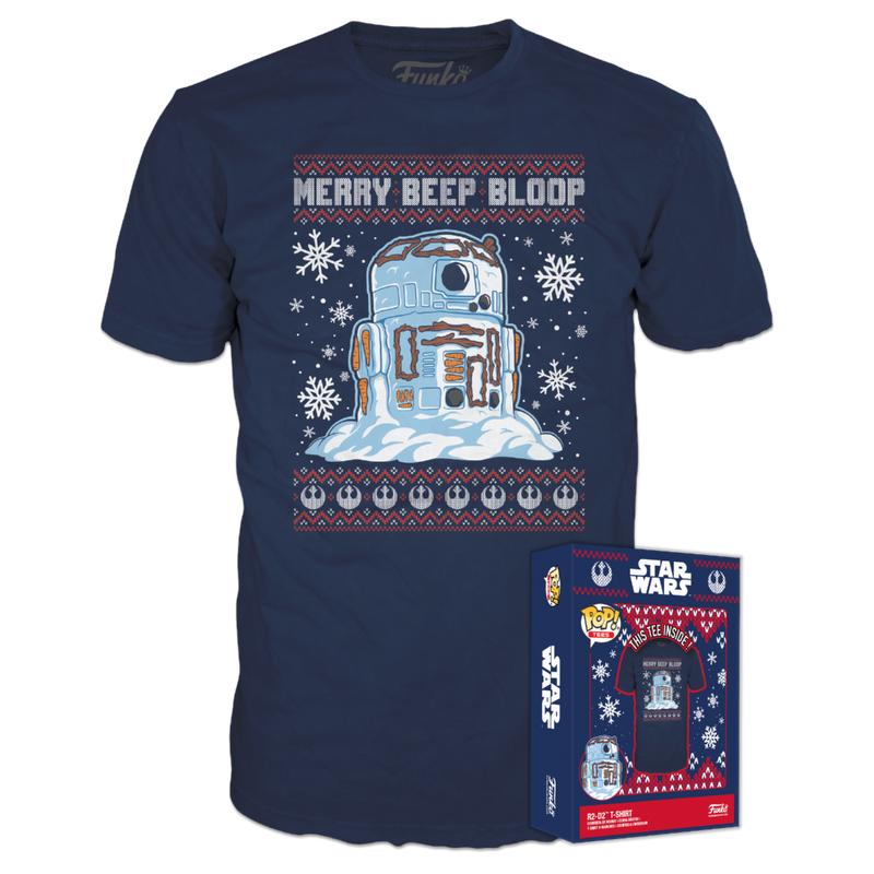POP! Tees: Star Wars Holiday - R2-D2 Snowman Boxed T-Shirt 0