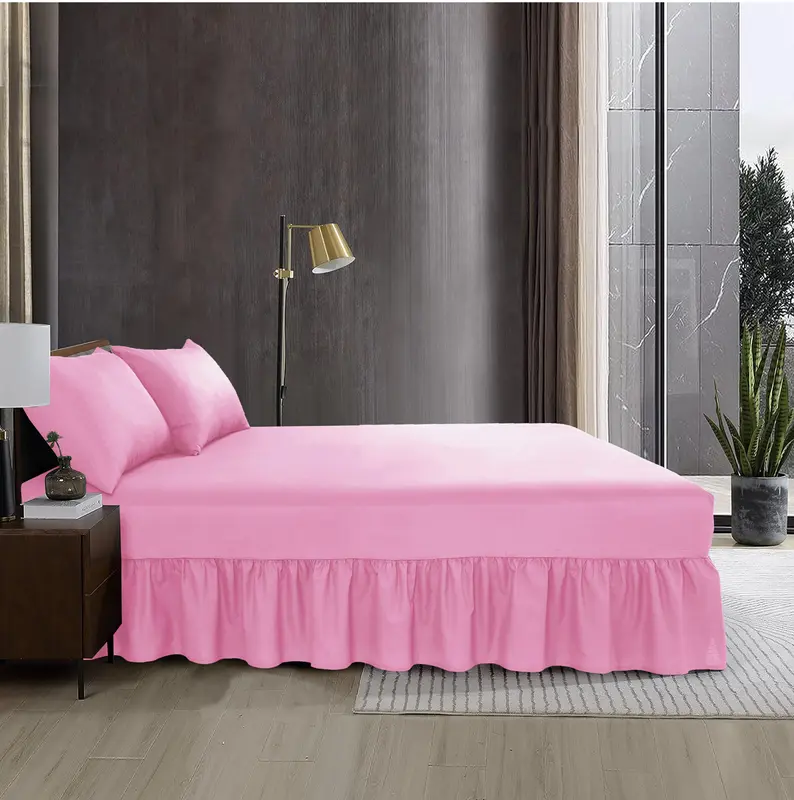 ROOEE Valance Fitted Sheet – 100% Poly Cotton, Extra Deep, Premium Hotel Quality – Single, Double & King – 20+ Colors 1
